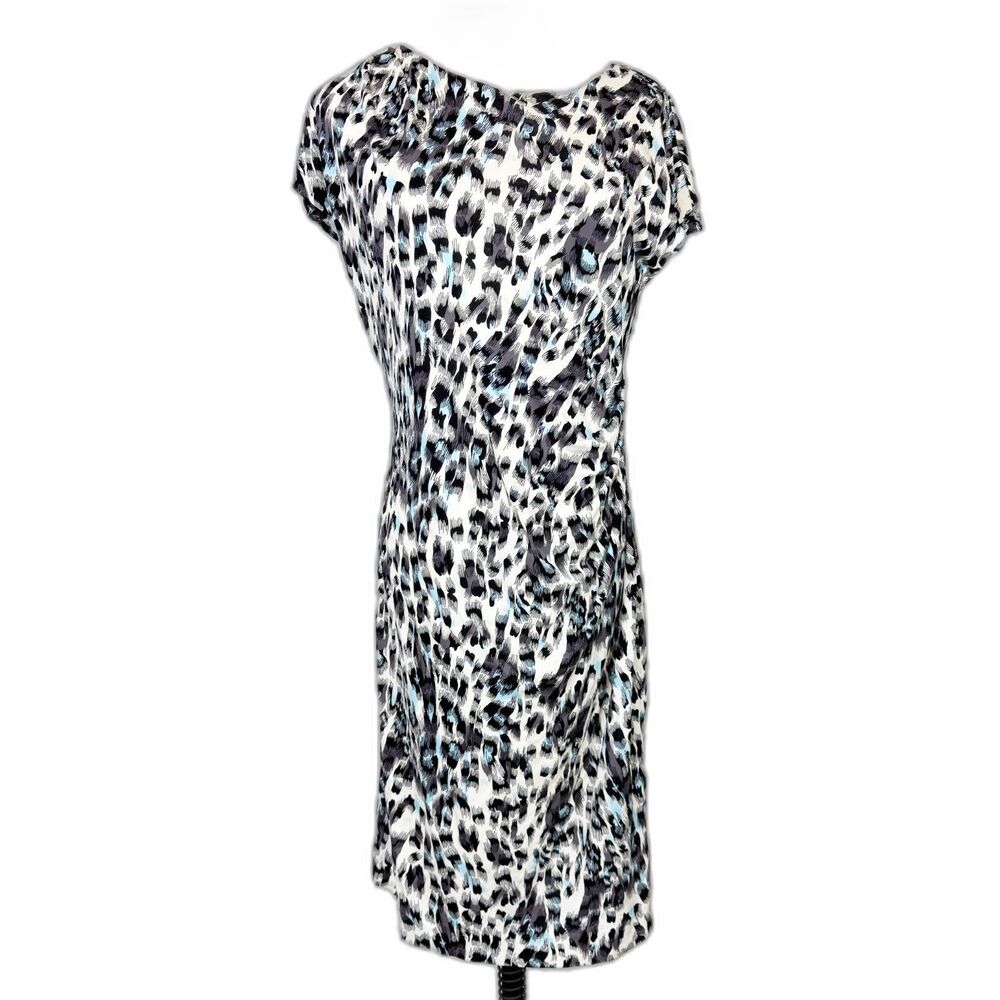 Boss Hugo Boss | Leopard Animal Print | Wiggle Shift Dress | Size M